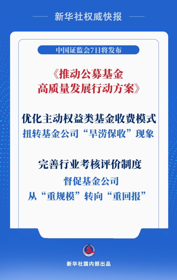 精选期货配资 新华社权威快报｜强化与投资者利益绑定！公募基金迎重要改革